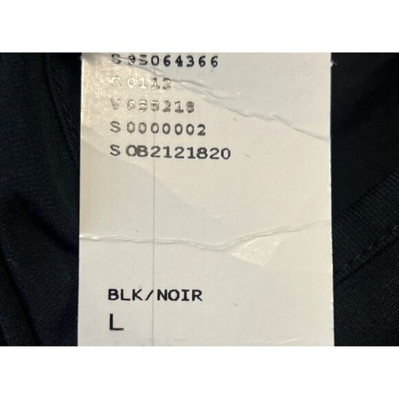 Silence + Noise Large Top Blouse Black Long Sleeve Square Peplum Urban Outfitter - Picture 9 of 9